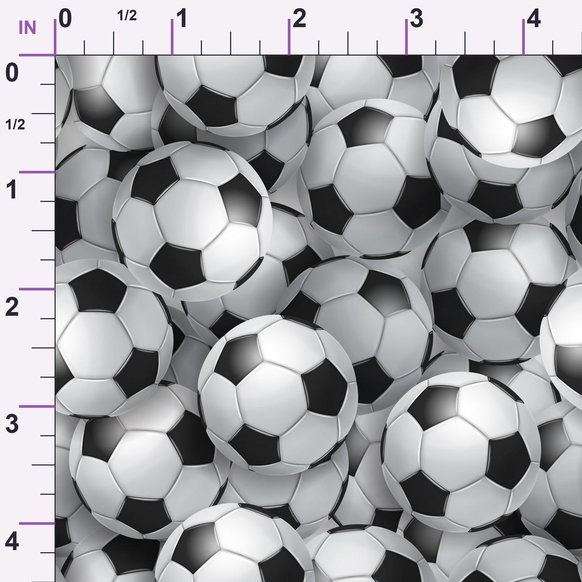 Goal Rush Pattern 1 Minky Fabric