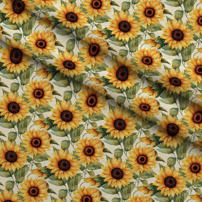 Golden Flutter Fields Pattern 17 Minky Fabric