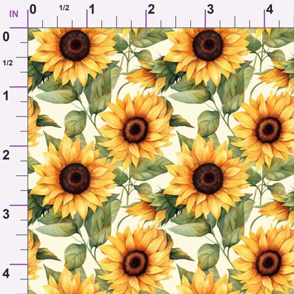 Golden Flutter Fields Pattern 17 Minky Fabric