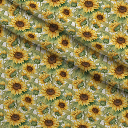 Golden Flutter Fields Pattern 18 Minky Fabric