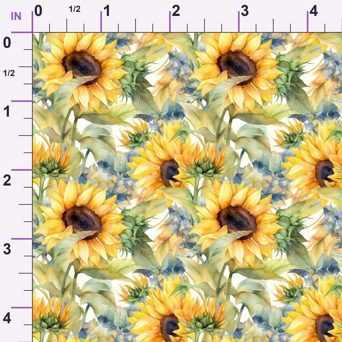 Golden Flutter Fields Pattern 23 Minky Fabric
