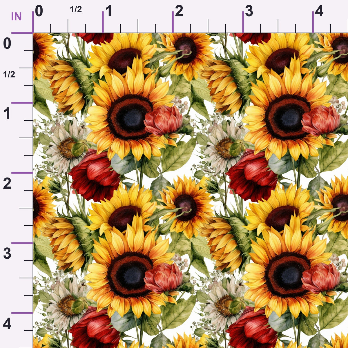 Golden Flutter Fields Pattern 25 Minky Fabric