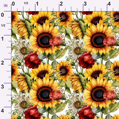 Golden Flutter Fields Pattern 25 Minky Fabric