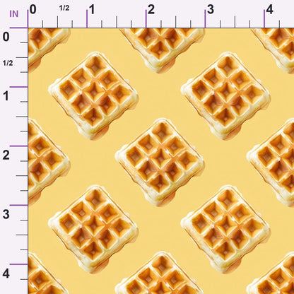 Golden Griddle Pattern 1 Minky Fabric