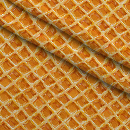 Golden Griddle Pattern 10 Minky Fabric
