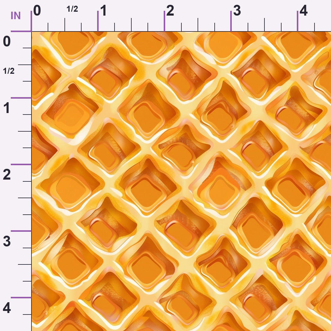 Golden Griddle Pattern 10 Minky Fabric
