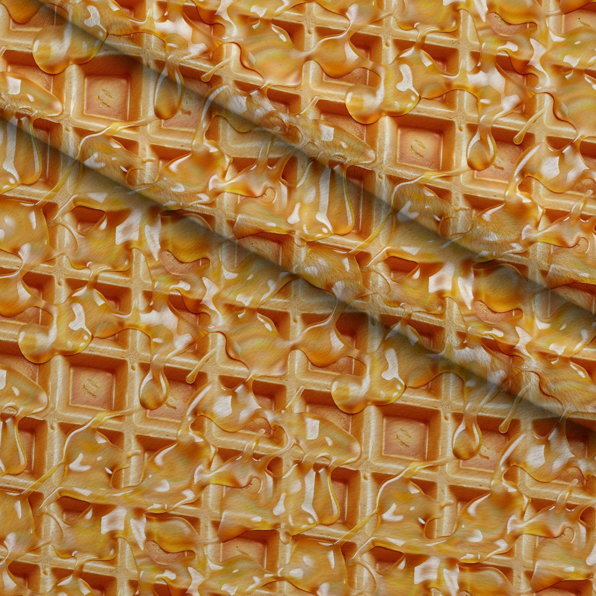 Golden Griddle Pattern 11 Minky Fabric
