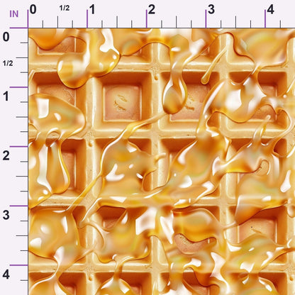 Golden Griddle Pattern 11 Minky Fabric