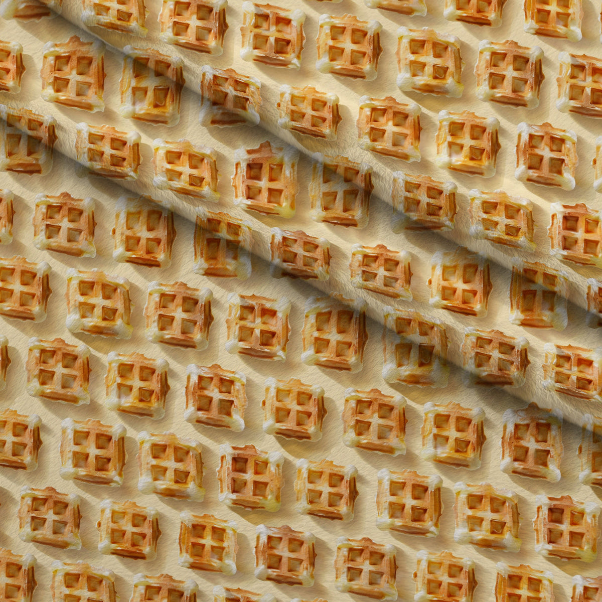 Golden Griddle Pattern 12 Minky Fabric