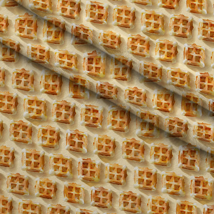 Golden Griddle Pattern 12 Minky Fabric