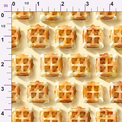 Golden Griddle Pattern 12 Minky Fabric