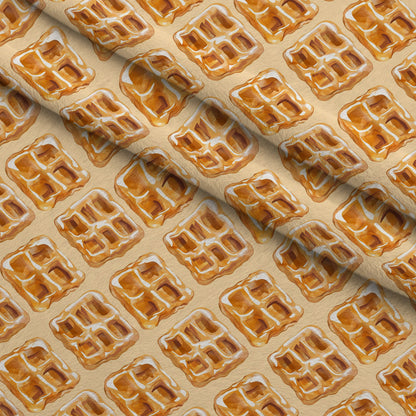 Golden Griddle Pattern 3 Minky Fabric