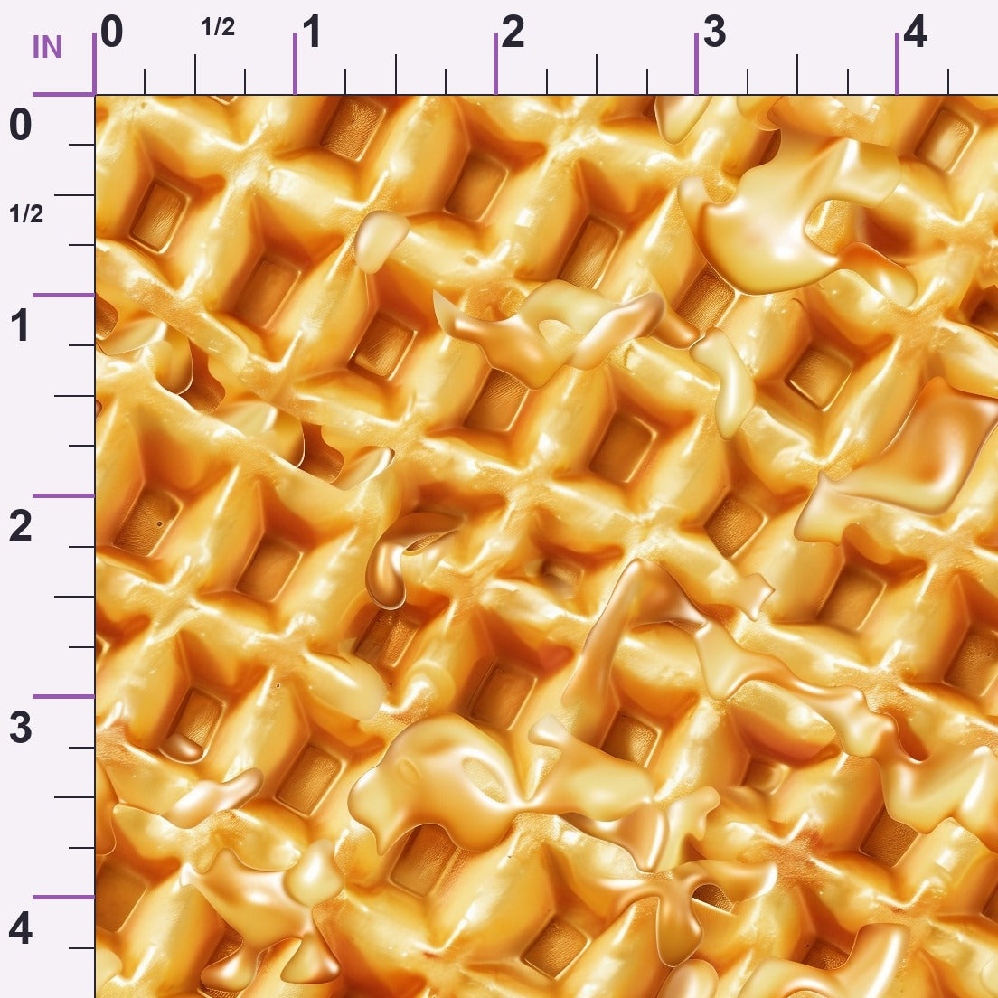 Golden Griddle Pattern 4 Minky Fabric
