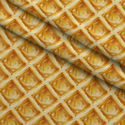 Golden Griddle Pattern 5 Minky Fabric
