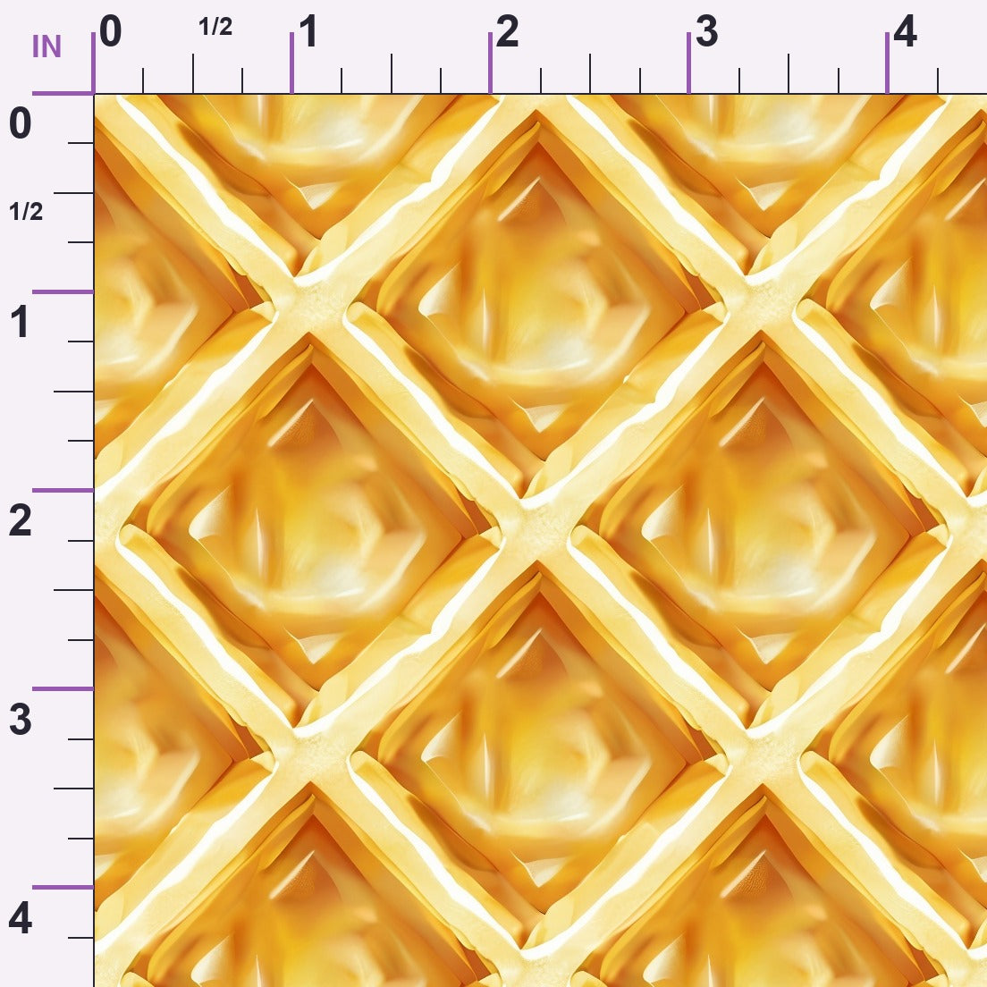 Golden Griddle Pattern 5 Minky Fabric