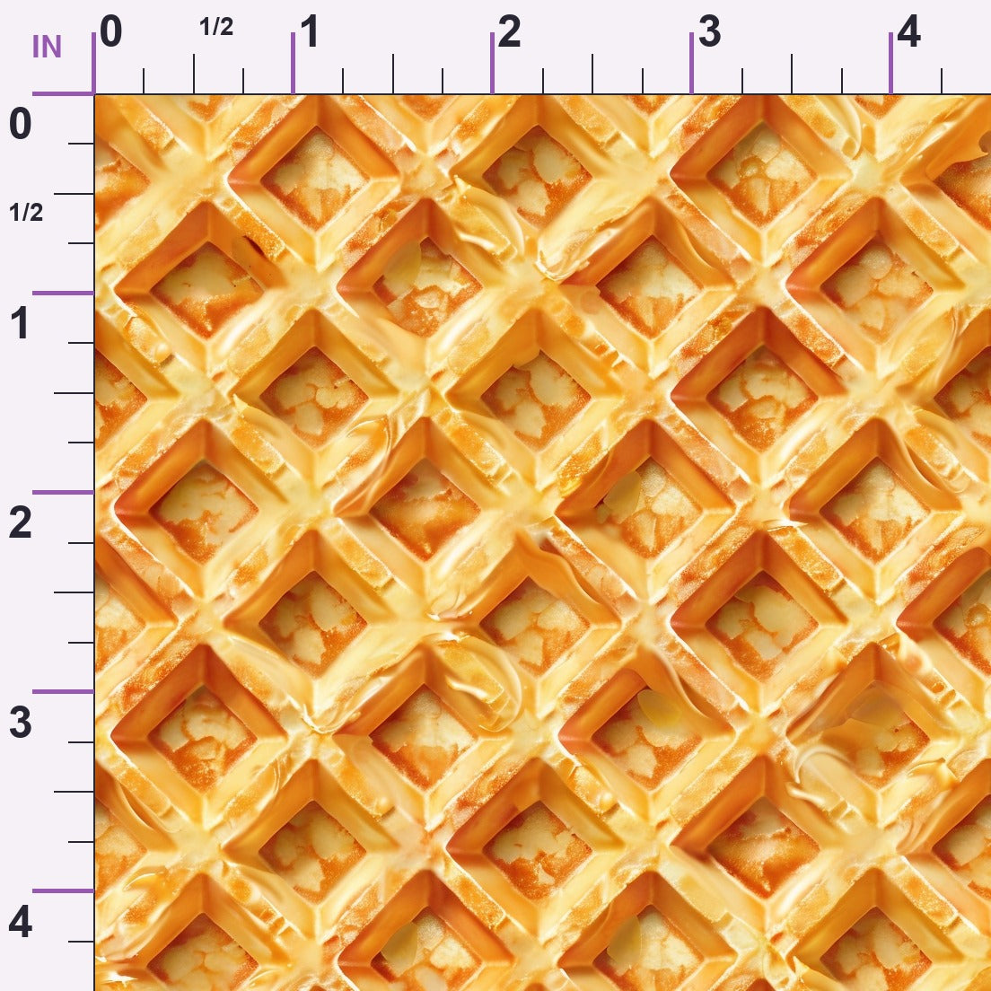 Golden Griddle Pattern 6 Minky Fabric