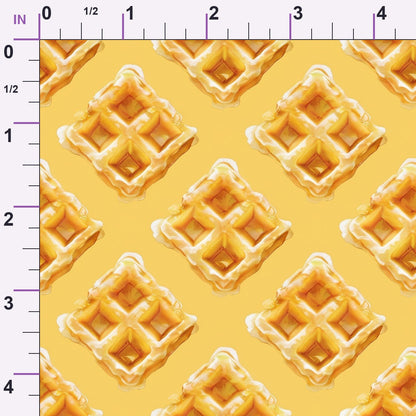 Golden Griddle Pattern 7 Minky Fabric
