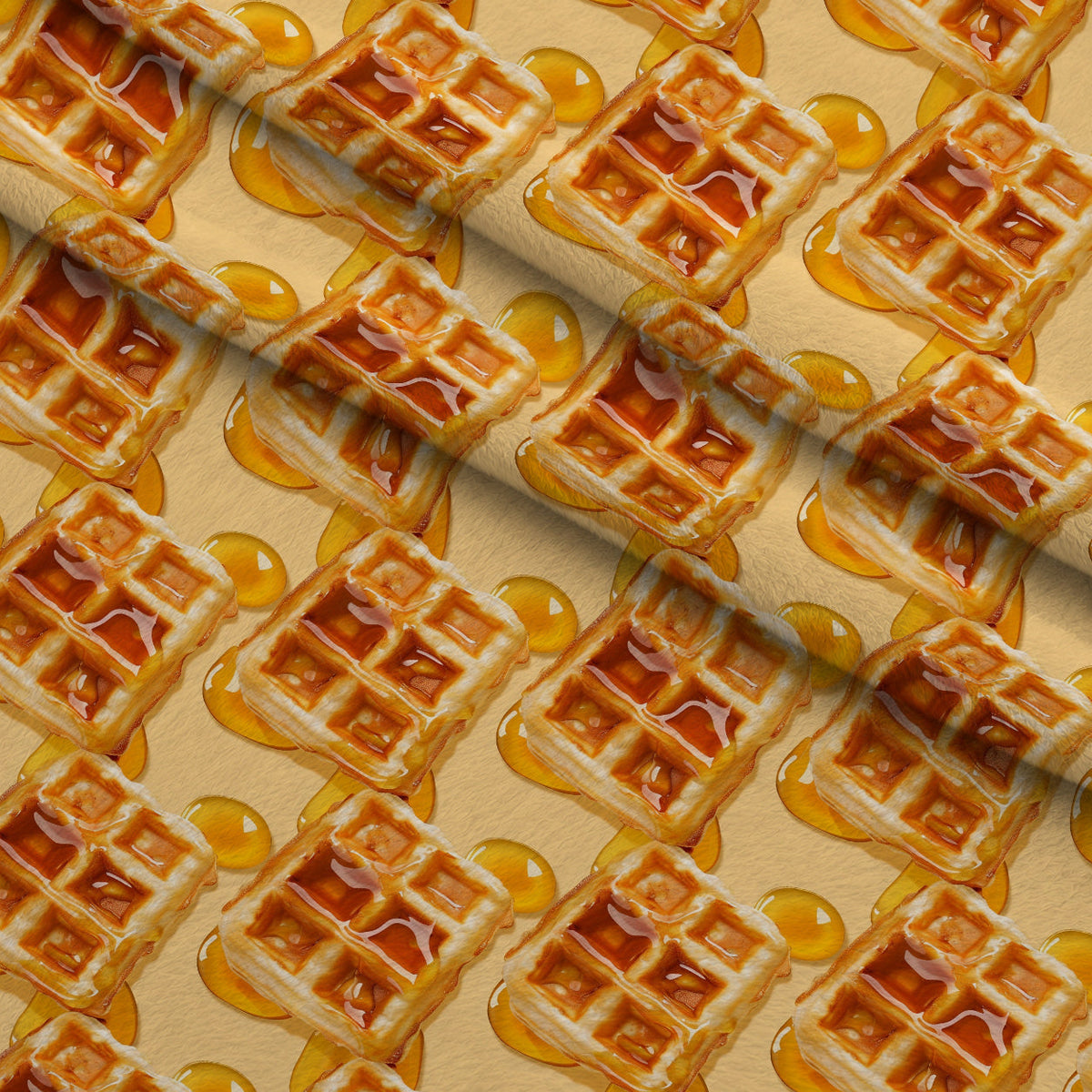 Golden Griddle Pattern 9 Minky Fabric