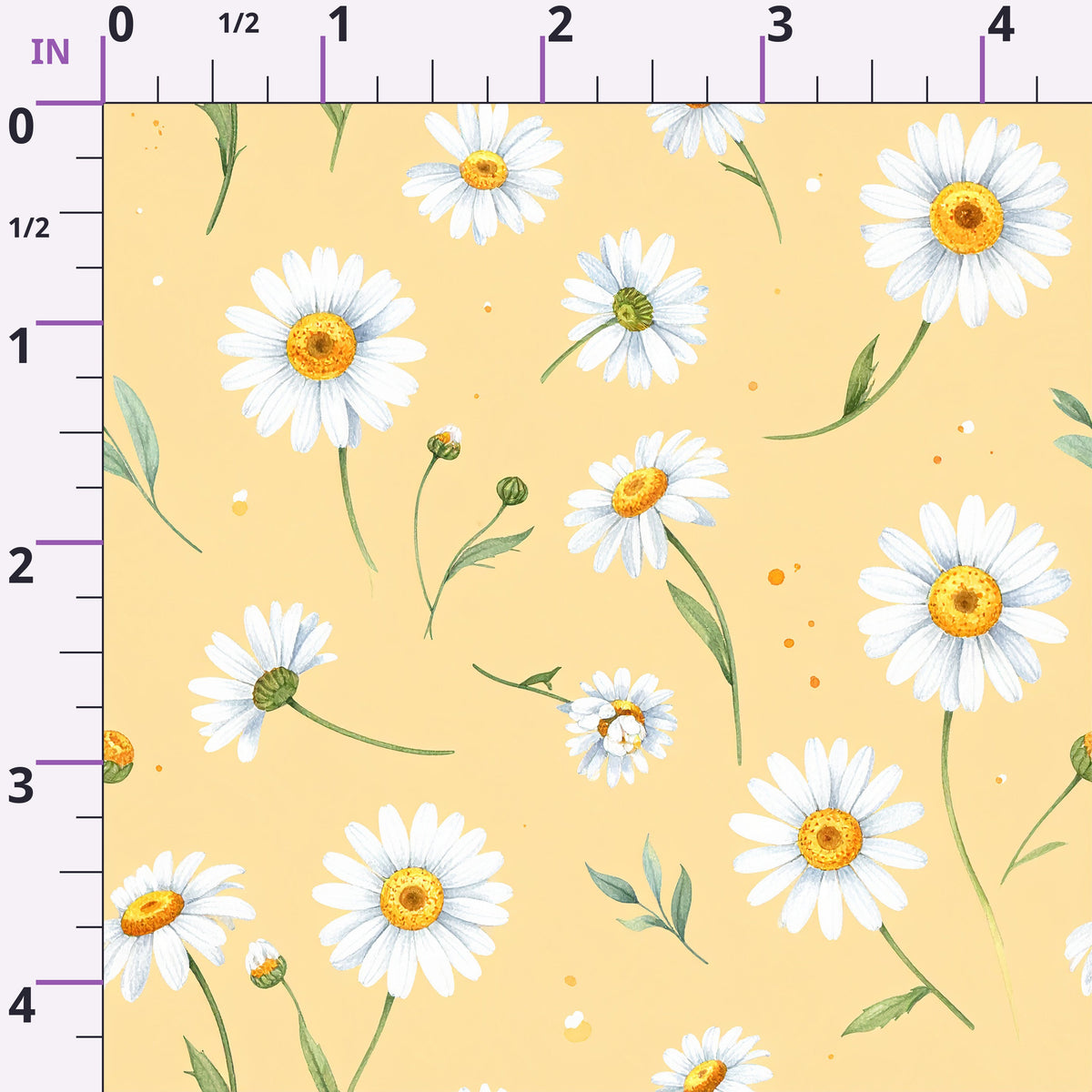 Golden Hive Meadow Pattern 10 Minky Fabric