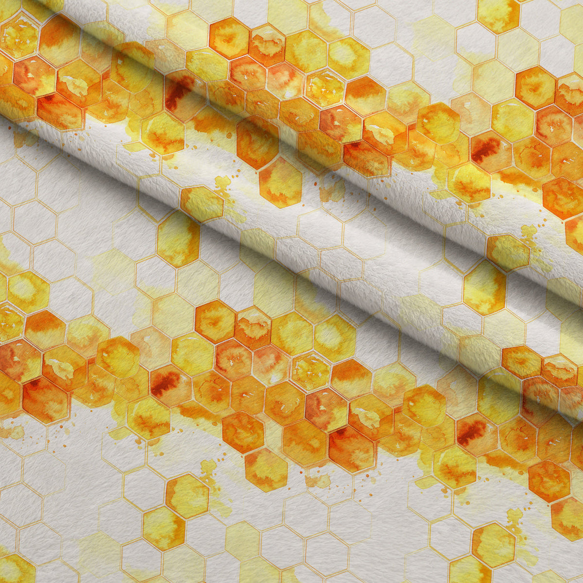 Golden Hive Meadow Pattern 12 Minky Fabric