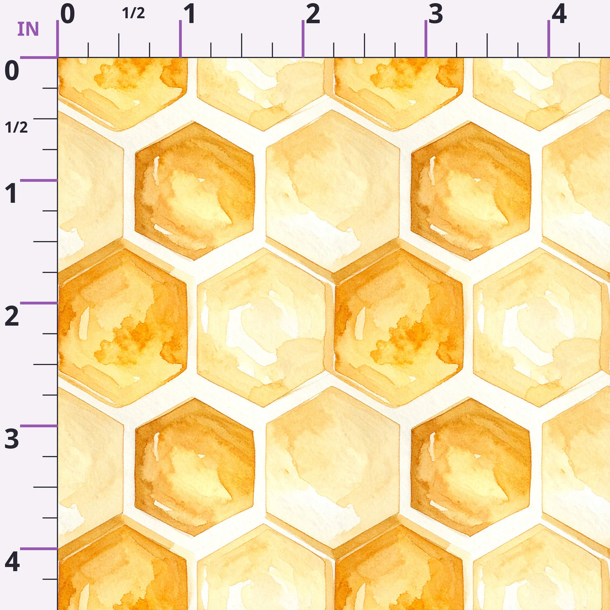 Golden Hive Meadow Pattern 15 Minky Fabric