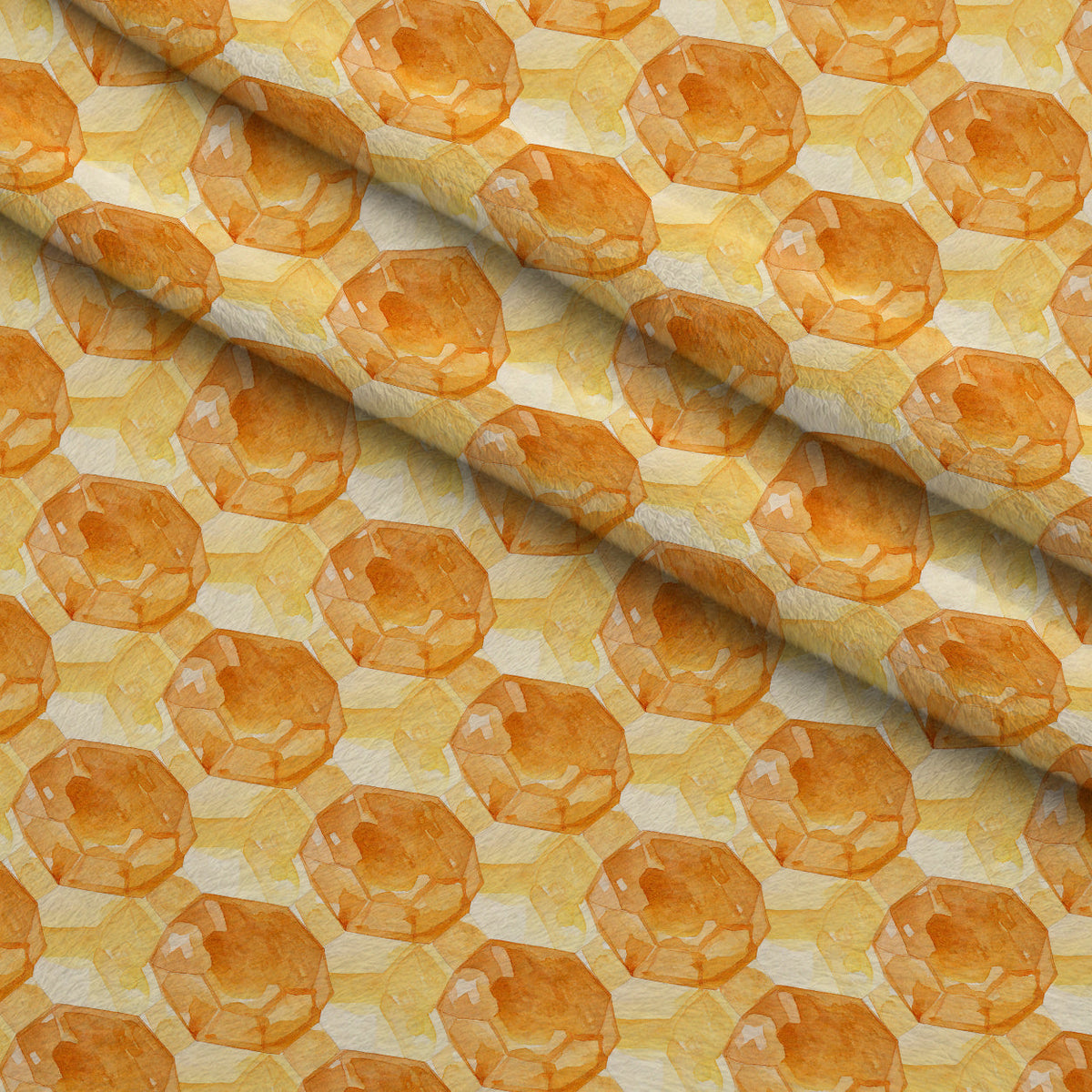 Golden Hive Meadow Pattern 17 Minky Fabric