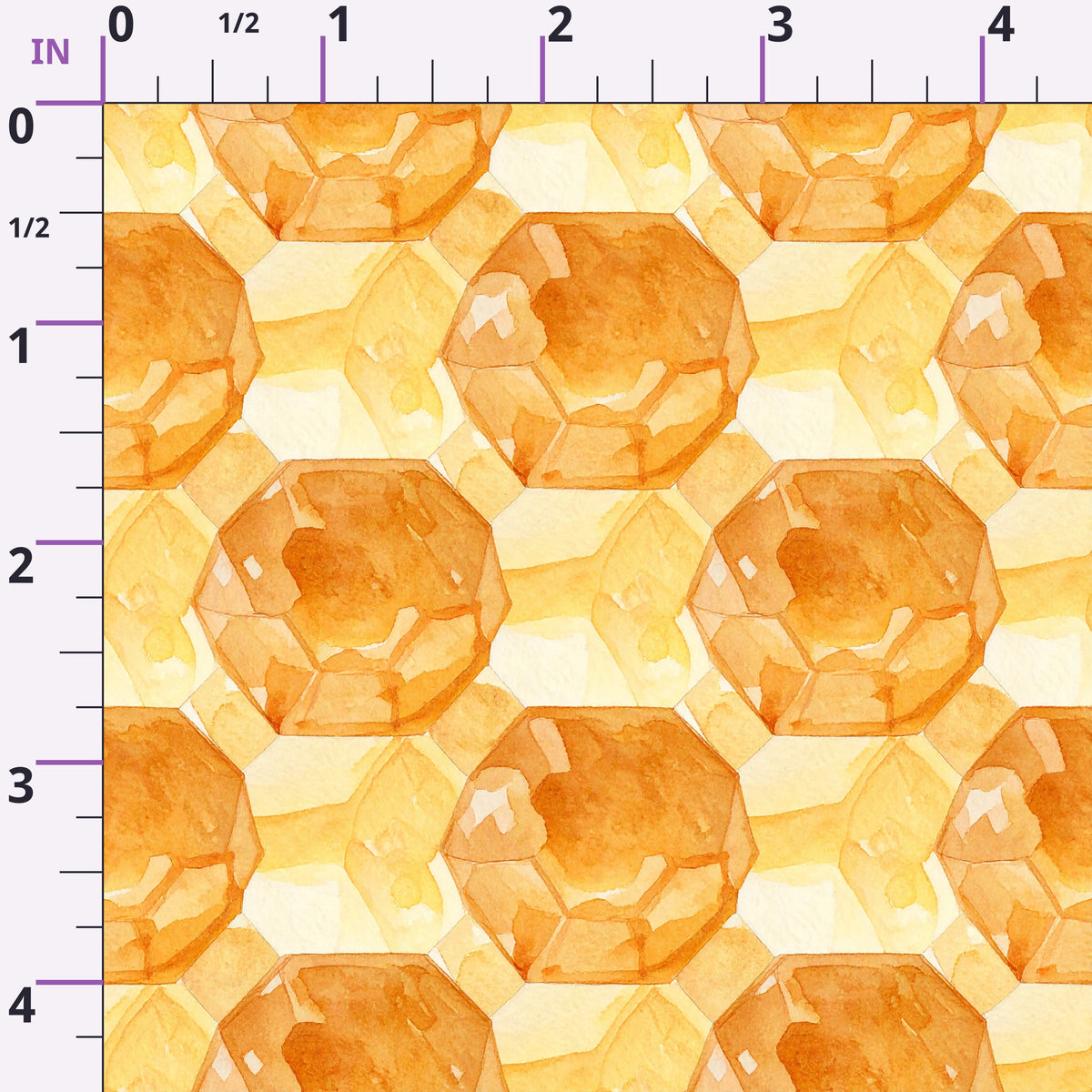 Golden Hive Meadow Pattern 17 Minky Fabric