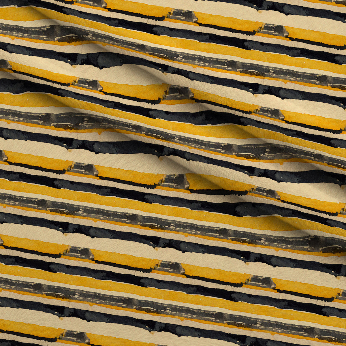 Golden Hive Meadow Pattern 18 Minky Fabric