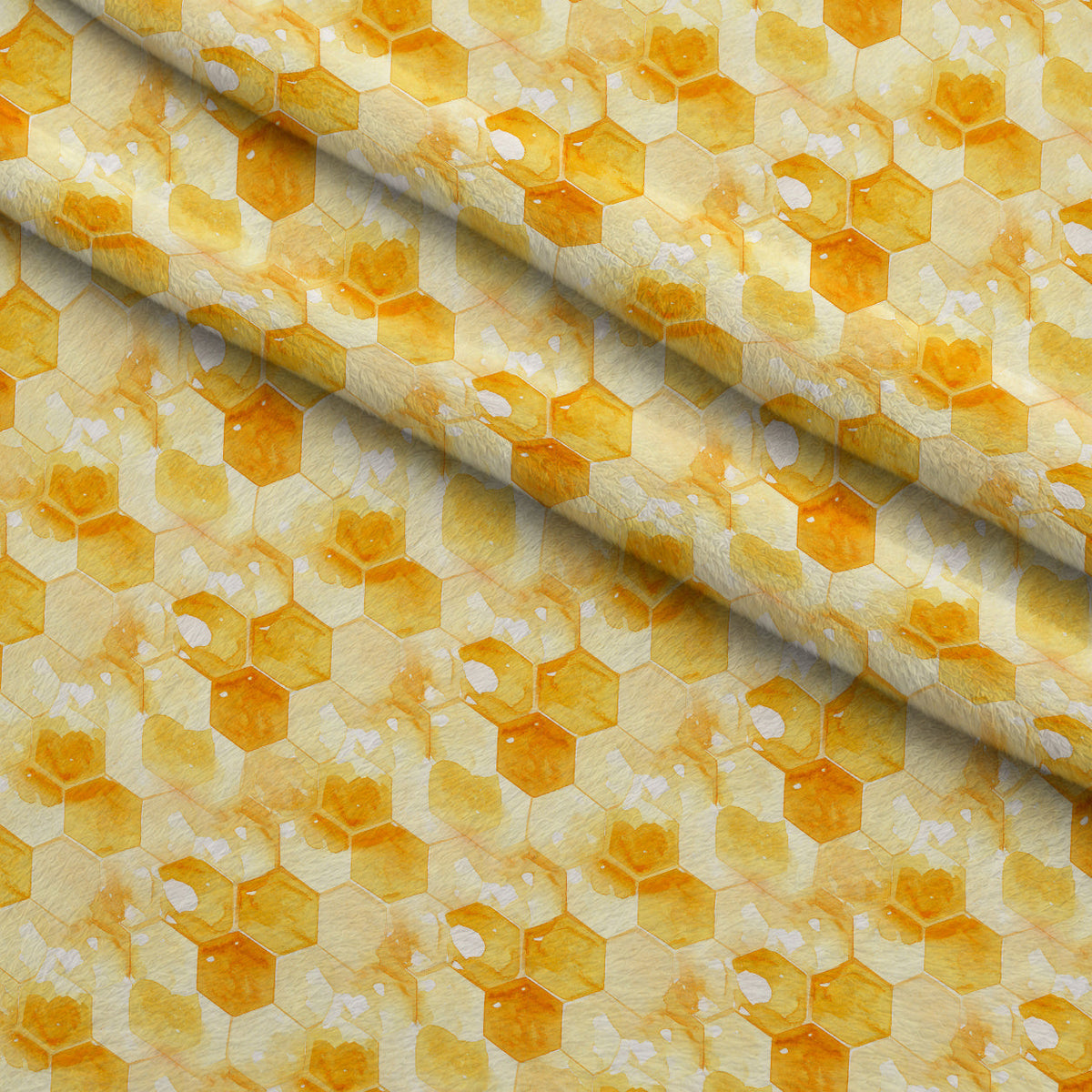Golden Hive Meadow Pattern 2 Minky Fabric