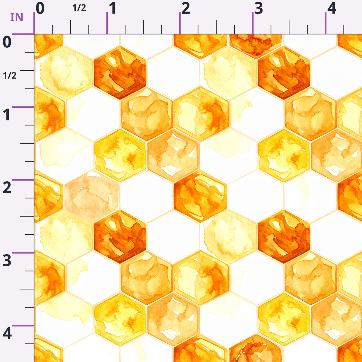 Golden Hive Meadow Pattern 7 Minky Fabric
