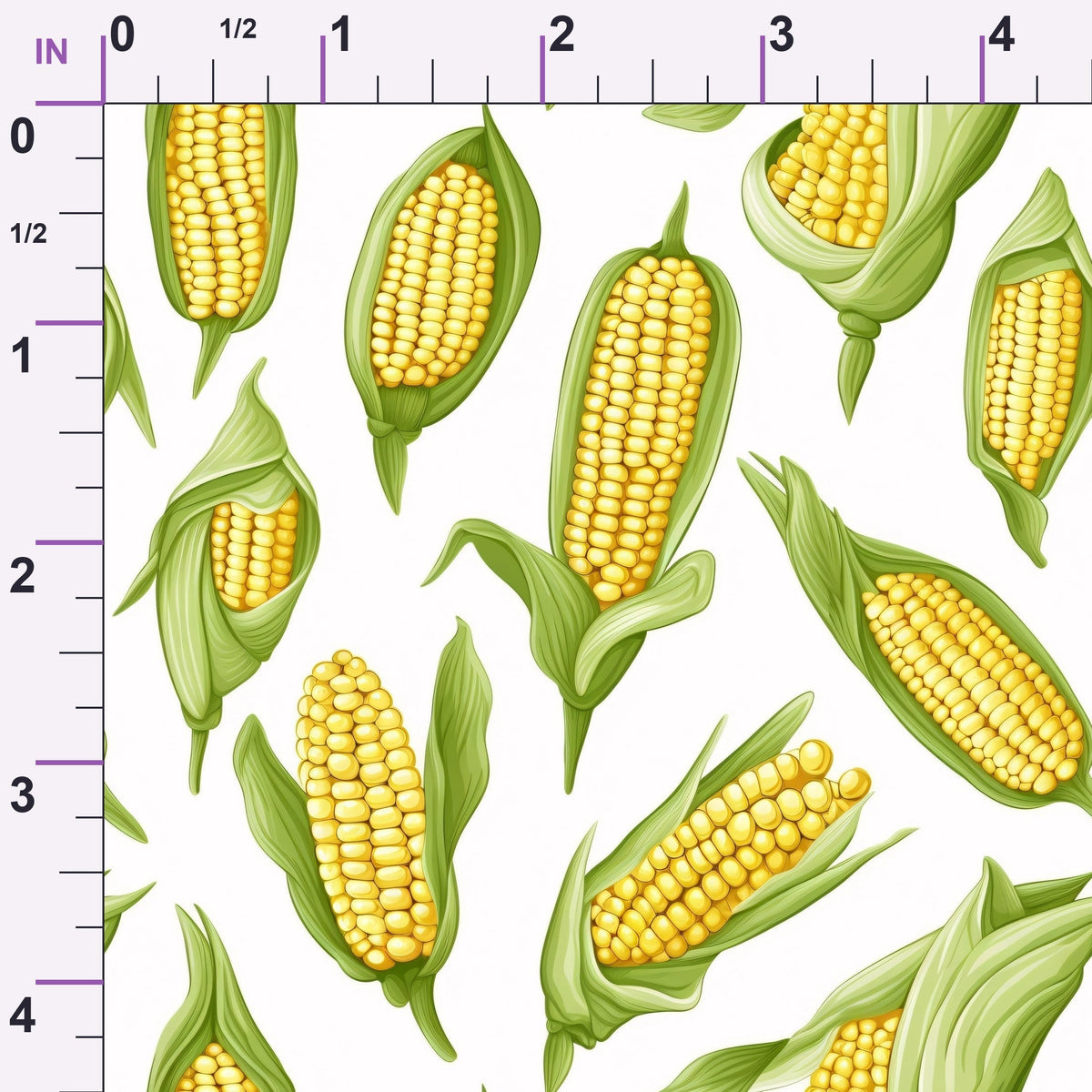 Golden Maize Pattern 10 Minky Fabric