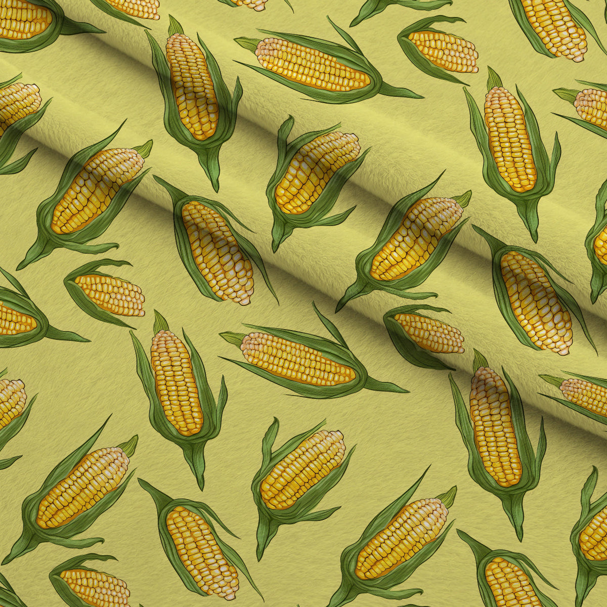 Golden Maize Pattern 13 Minky Fabric