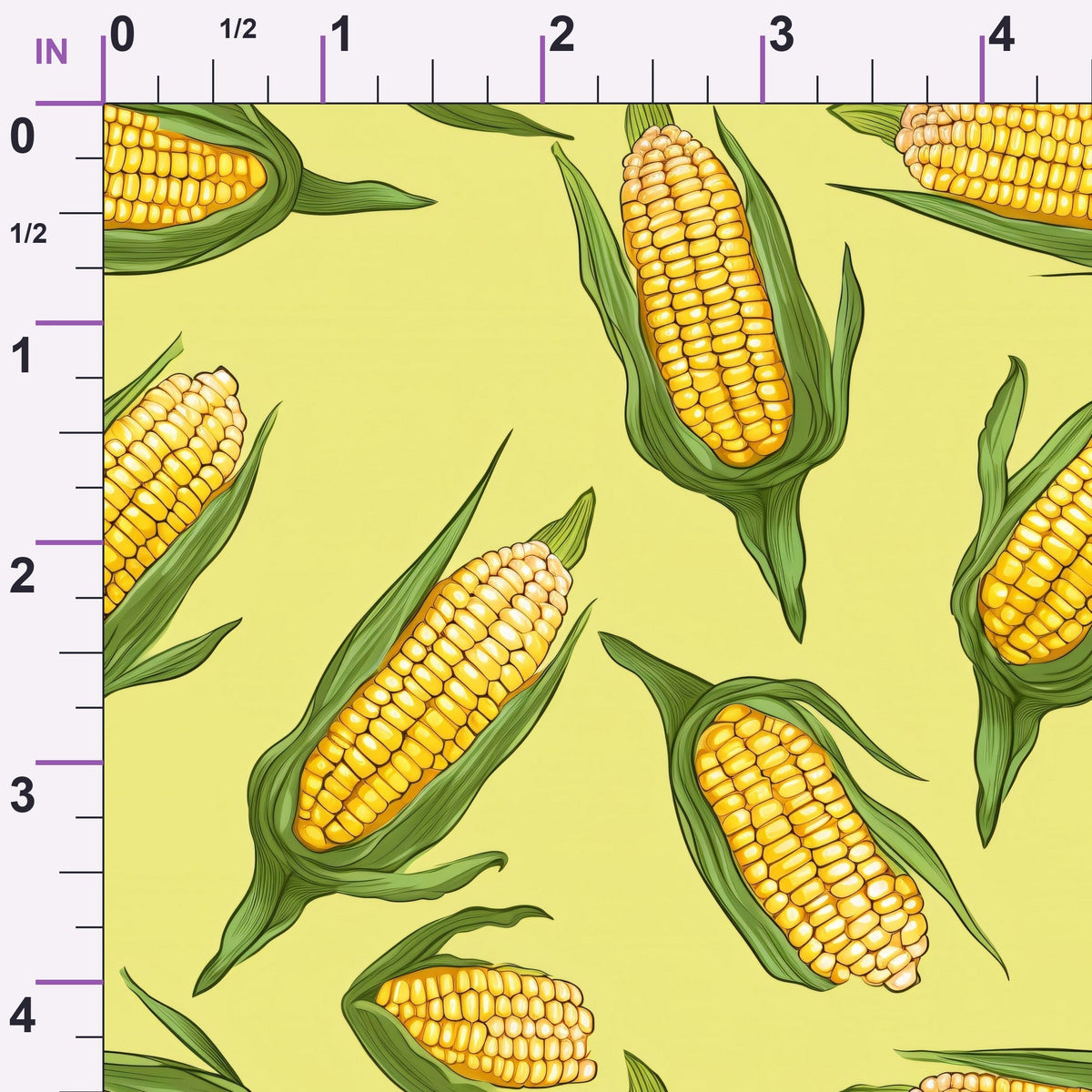 Golden Maize Pattern 13 Minky Fabric