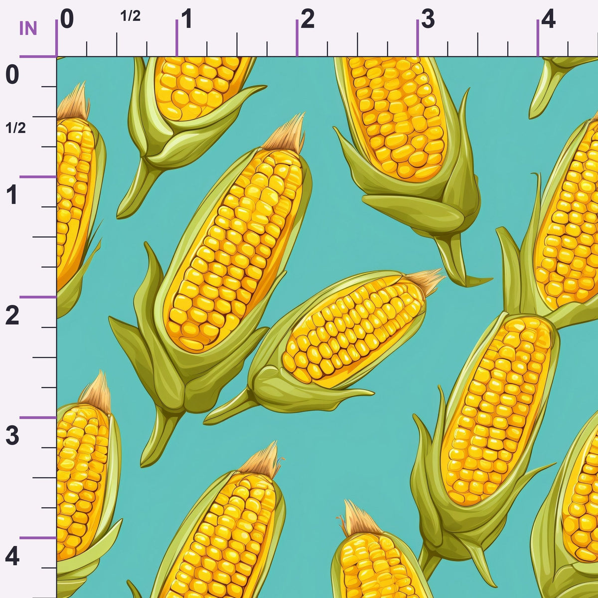 Golden Maize Pattern 14 Minky Fabric