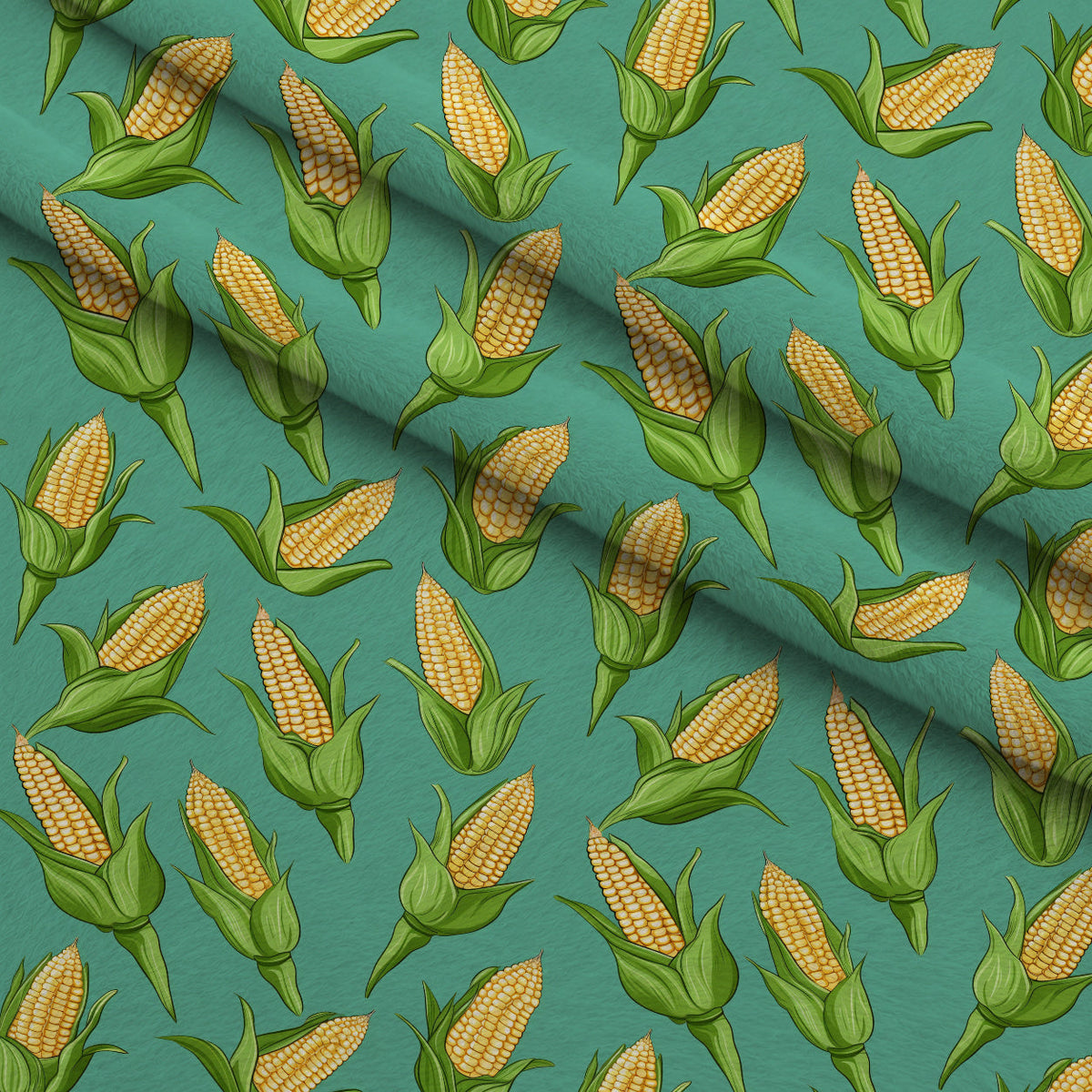 Golden Maize Pattern 16 Minky Fabric
