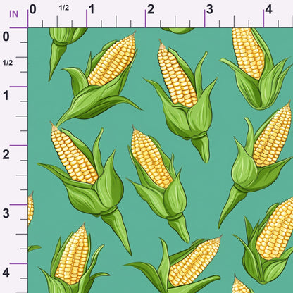 Golden Maize Pattern 16 Minky Fabric