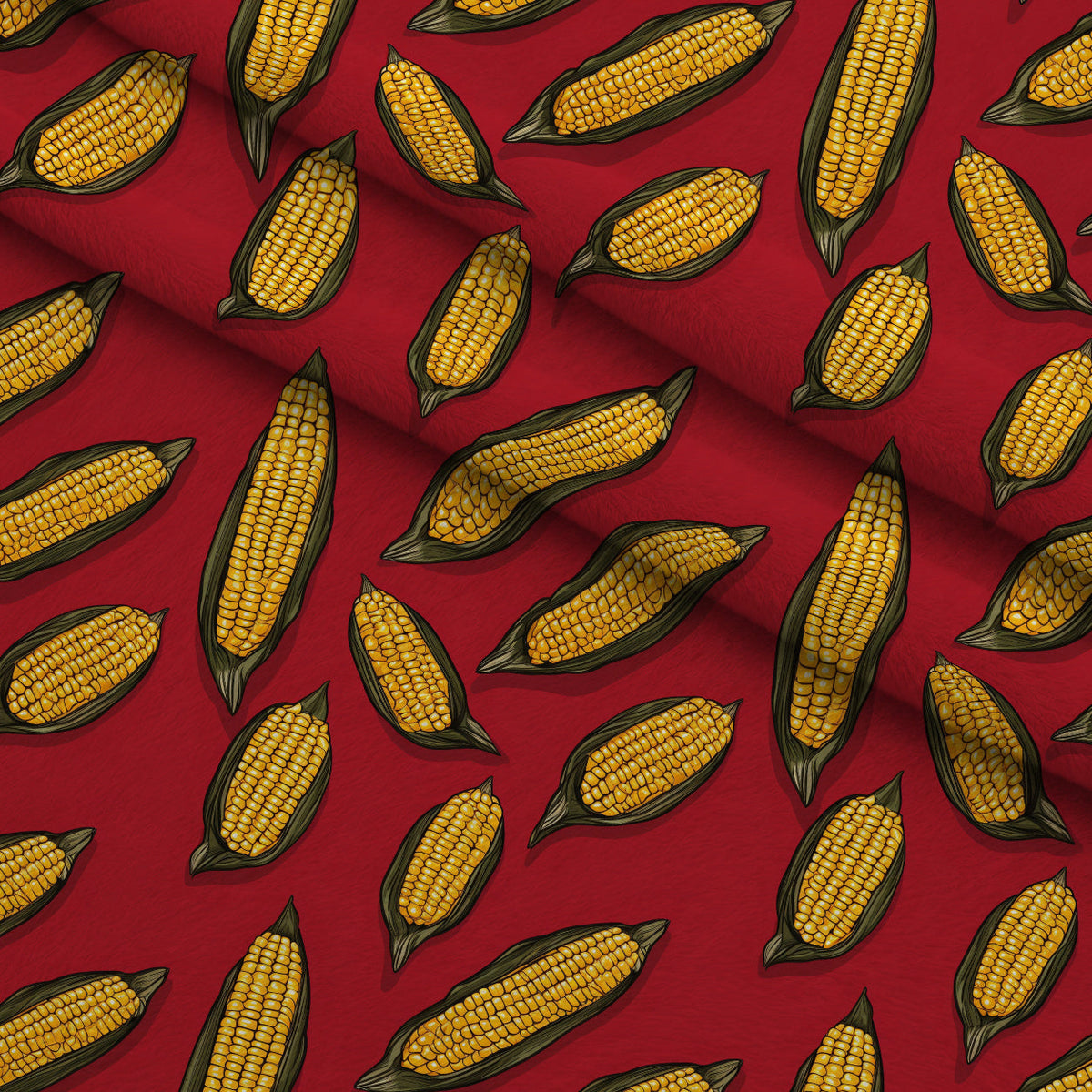 Golden Maize Pattern 17 Minky Fabric