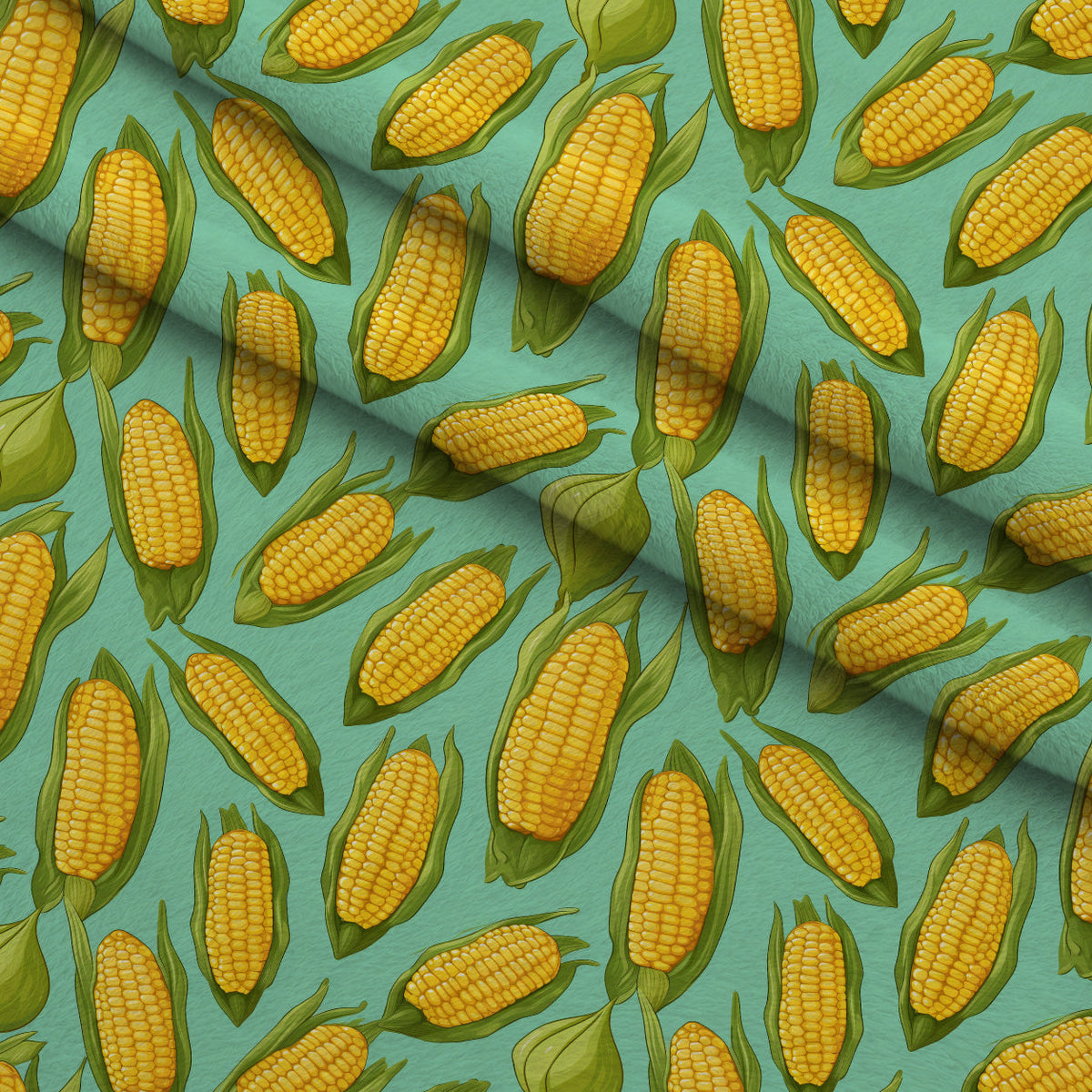 Golden Maize Pattern 19 Minky Fabric