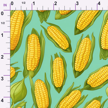 Golden Maize Pattern 19 Minky Fabric