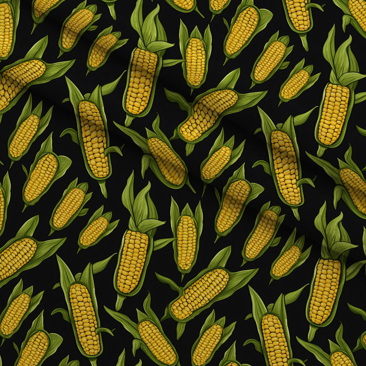 Golden Maize Pattern 20 Minky Fabric