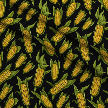 Golden Maize Pattern 20 Minky Fabric