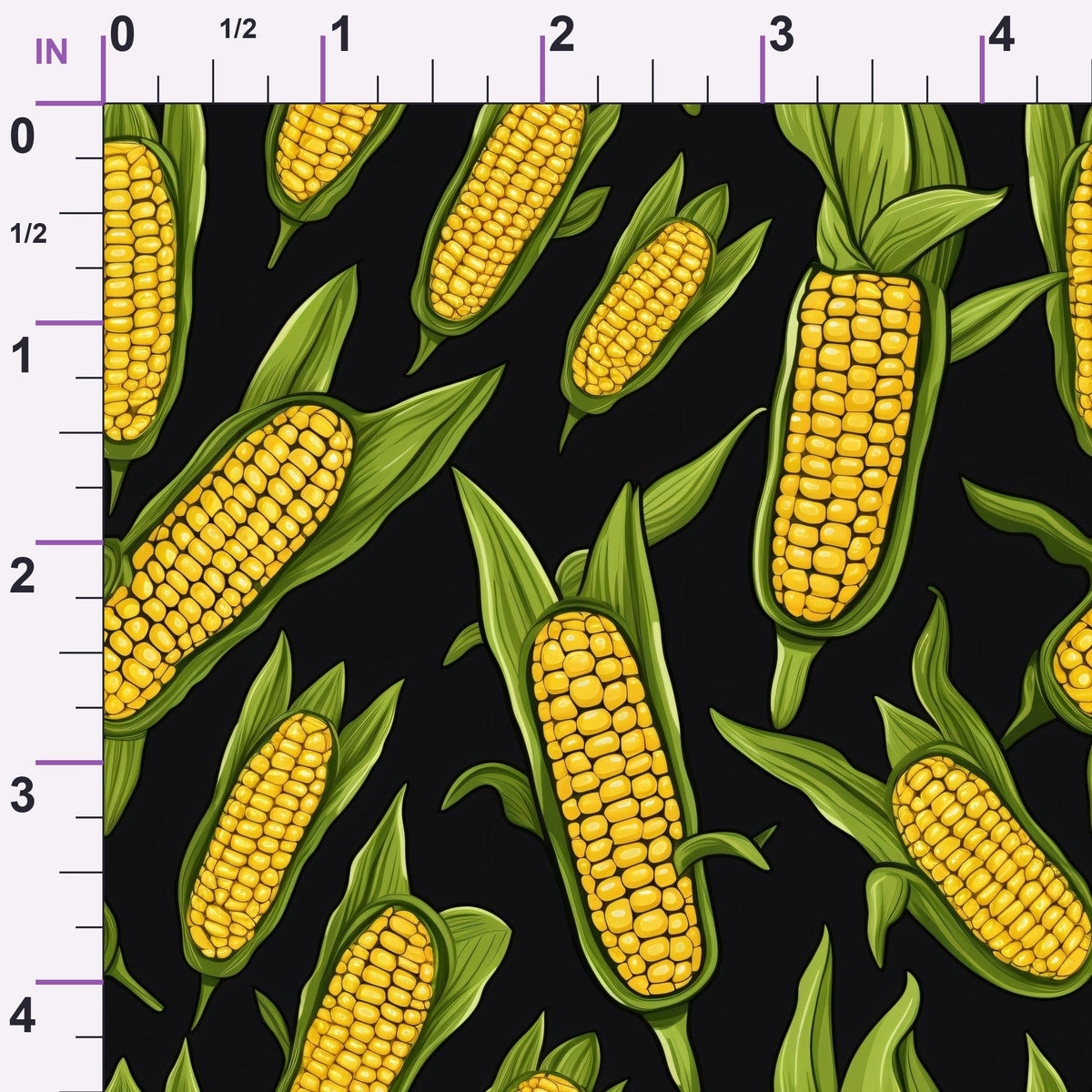 Golden Maize Pattern 20 Minky Fabric