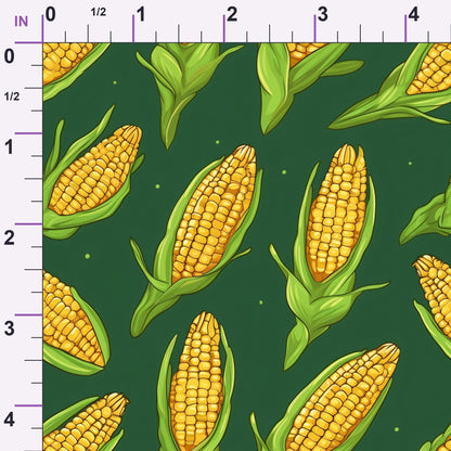 Golden Maize Pattern 22 Minky Fabric