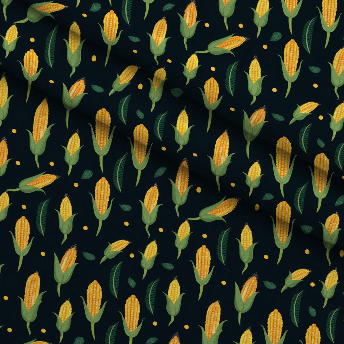 Golden Maize Pattern 23 Minky Fabric