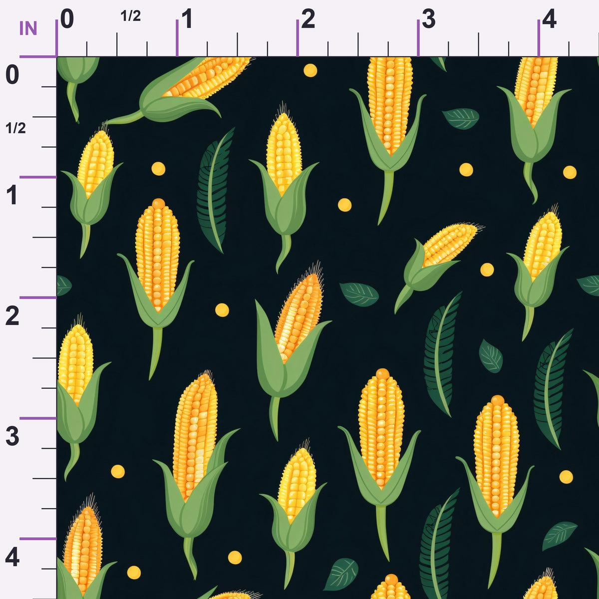 Golden Maize Pattern 23 Minky Fabric
