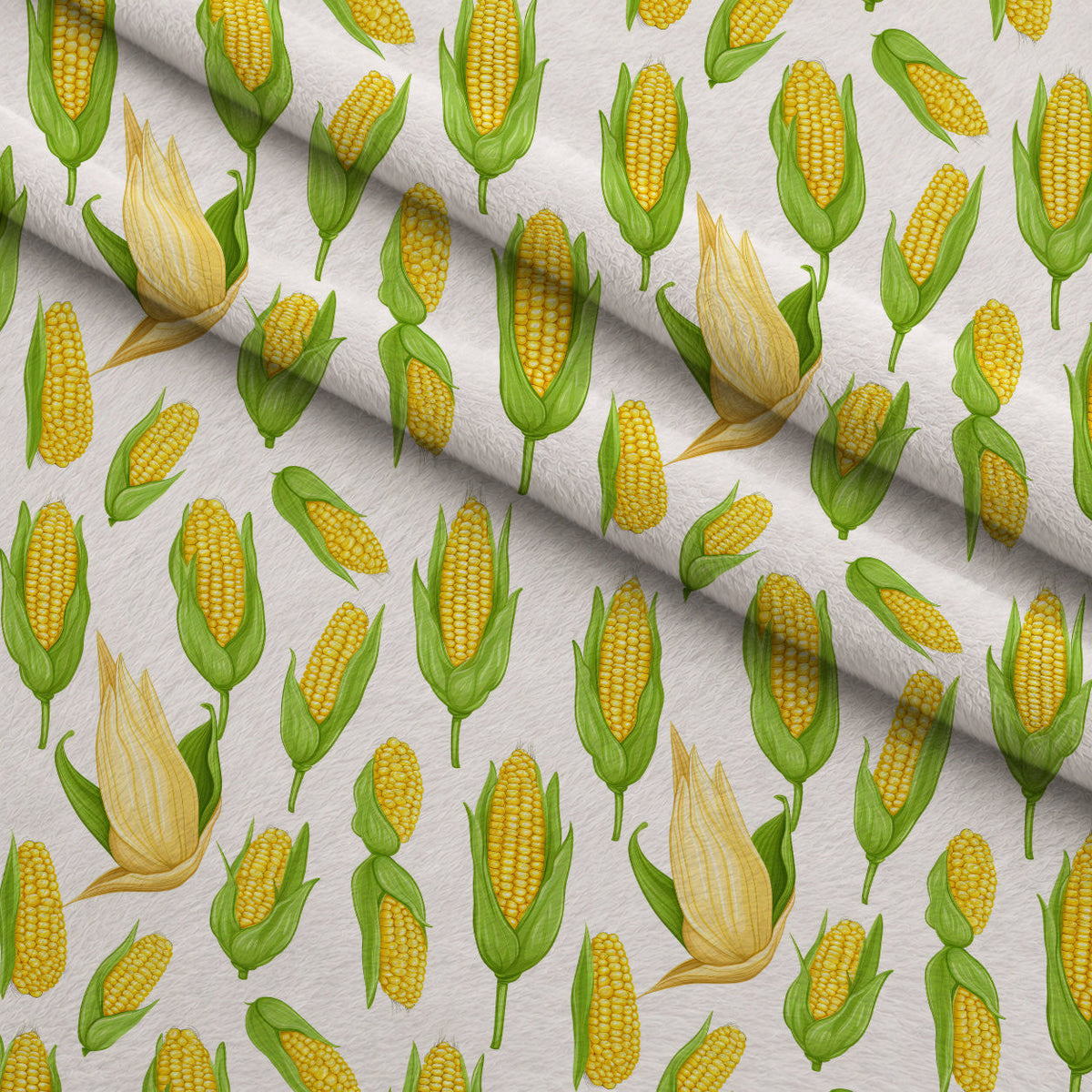 Golden Maize Pattern 25 Minky Fabric