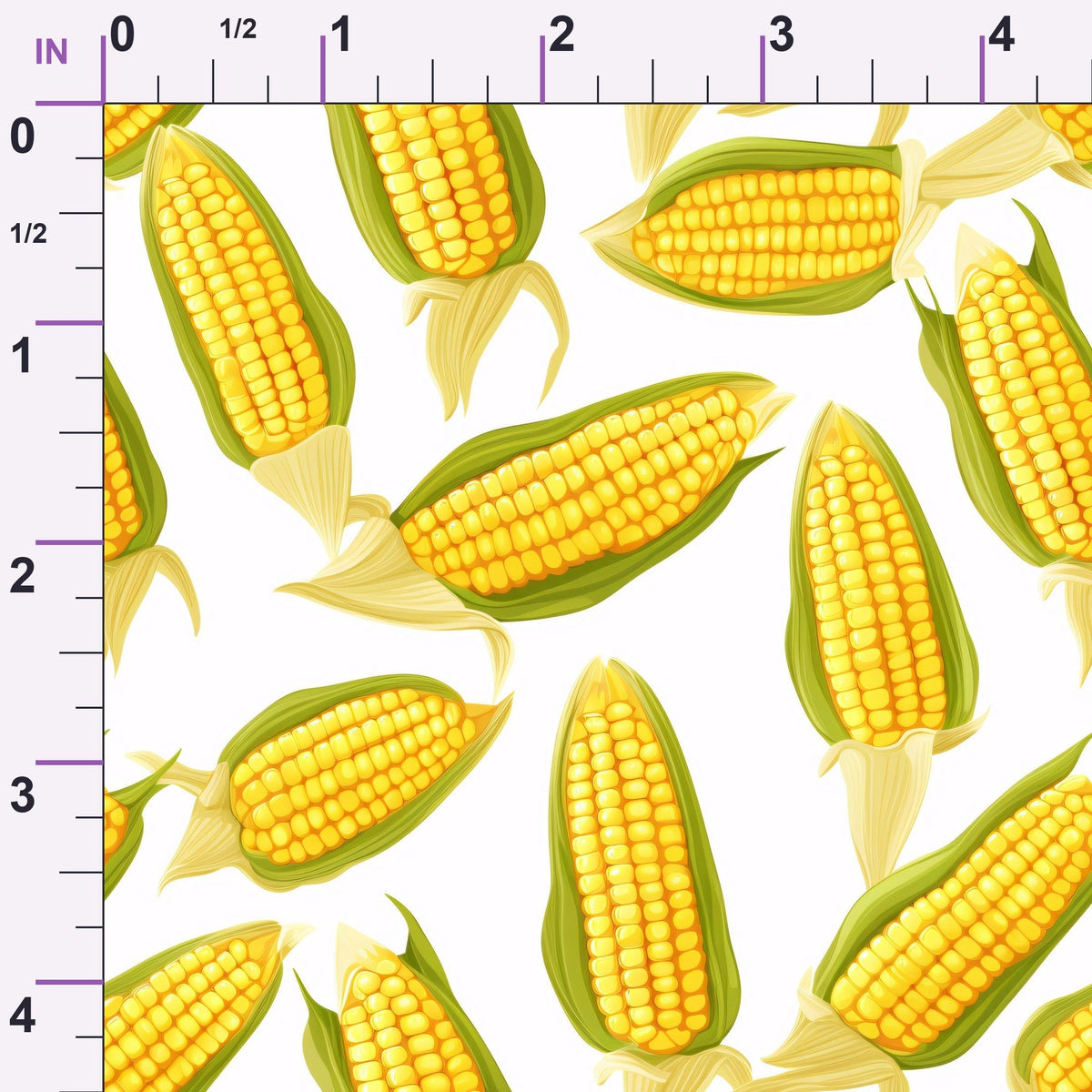 Golden Maize Pattern 26 Minky Fabric