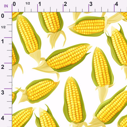 Golden Maize Pattern 26 Minky Fabric