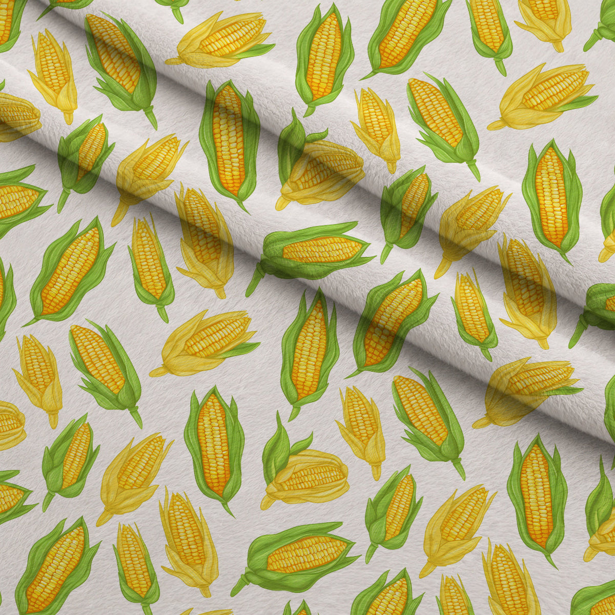 Golden Maize Pattern 27 Minky Fabric