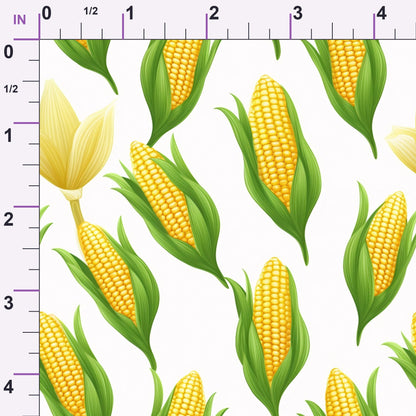 Golden Maize Pattern 28 Minky Fabric